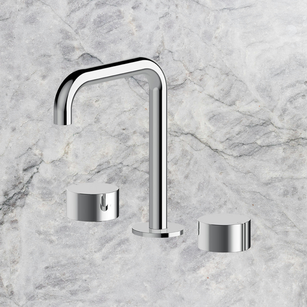 Arcisan Venn Basin Set with 140mm Squareline Spout Chrome