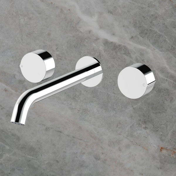 Arcisan Venn 220mm Centre Spout Wall Basin Set Chrome