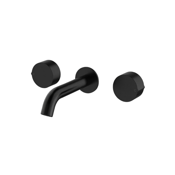 Arcisan Venn Wall Basin Set 150mm Centre Spout Matte Black