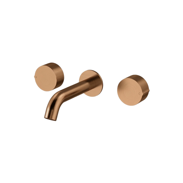 Arcisan Venn Wall Basin Set 150mm Centre Spout Brushed Rose Gold