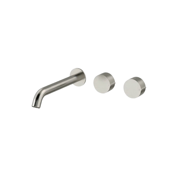 Arcisan Venn Wall Basin Set 220mm Left Spout (Trim Kit Only) Brushed Nickel
