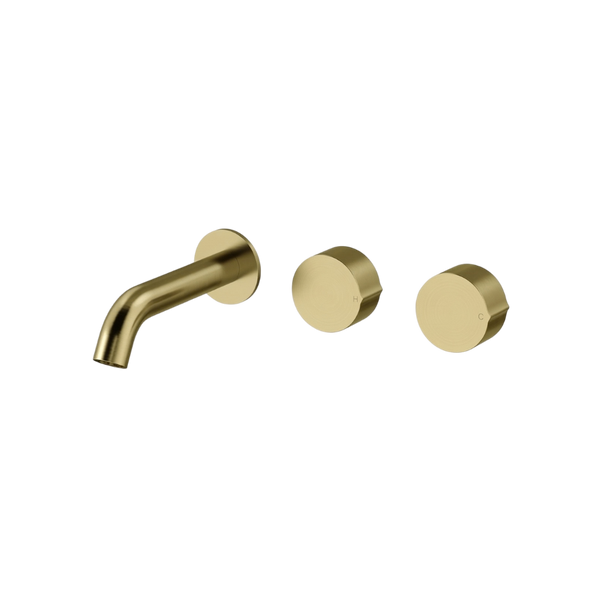 Arcisan Venn Wall Basin Set 150mm Left Spout (Trim Kit Only) Brushed Brass