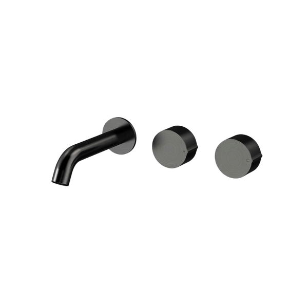 Arcisan Venn Wall Basin Set 150mm Left Spout (Complete Kit) Brushed Iron