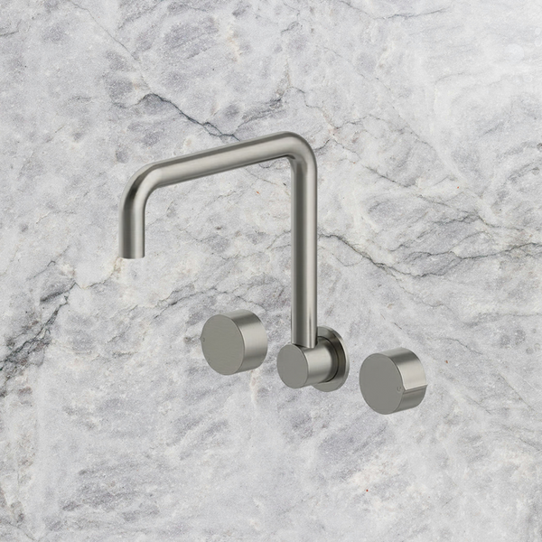 Arcisan Venn Laundry Set with Squareline Spout Brushed Nickel