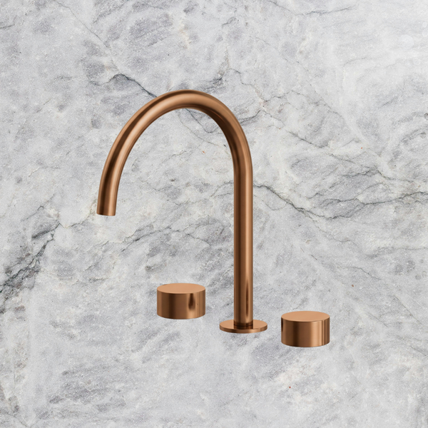 Arcisan Venn Kitchen Set with Swivel Spout Brushed Rose Gold