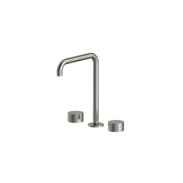 Arcisan Venn Kitchen Set with Swivel Squareline Spout Brushed Nickel