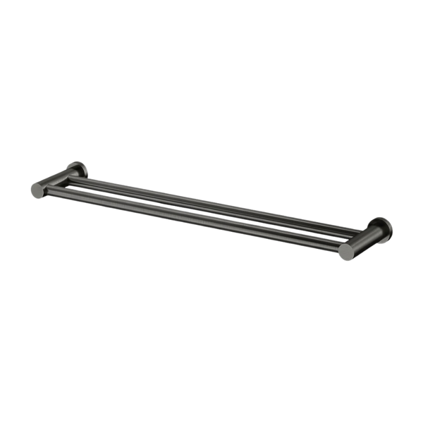 Arcisan Venn Double Towel Rail 600mm Brushed Iron