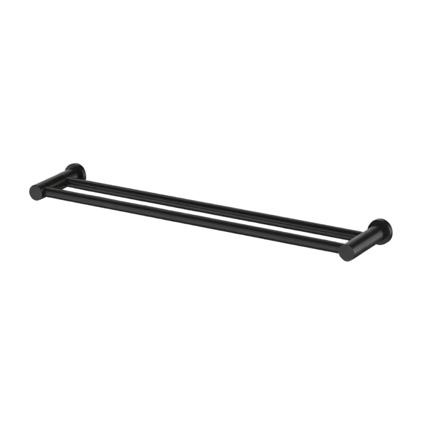 Arcisan Venn Double Towel Rail 600mm Matte Black