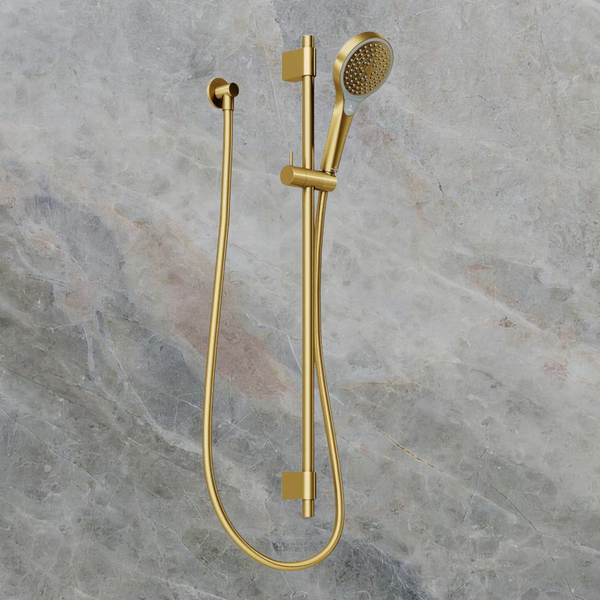 Villeroy & Boch Embrace Shower Rail Set Brushed Gold