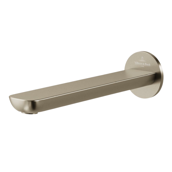 Villeroy & Boch O.Novo Bath Spout Brushed Nickel Lead Free