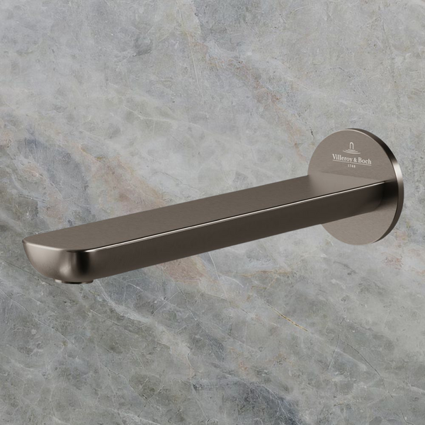 Villeroy & Boch O.Novo Bath Spout Gunmetal Lead Free