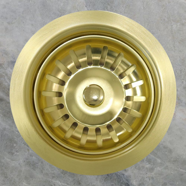 Argent Granite Sink Waste Brushed Gold