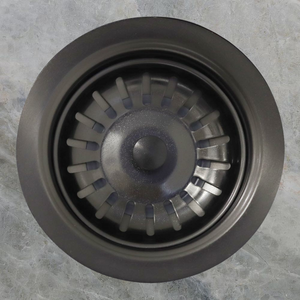 Argent Granite Sink Waste Matte Black