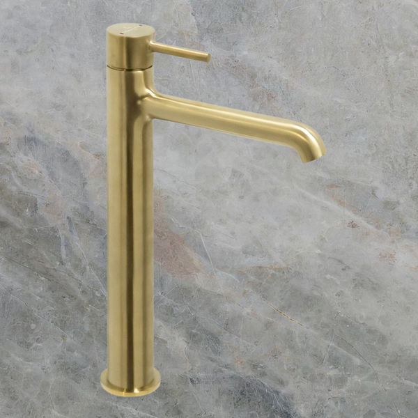 Villeroy & Boch Vita Vessel Basin Mixer Brushed Gold Lead Free