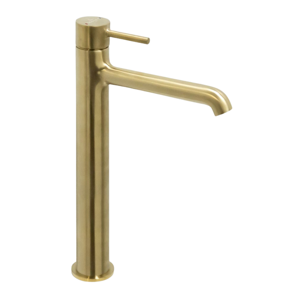 Villeroy & Boch Vita Vessel Basin Mixer Brushed Gold Lead Free