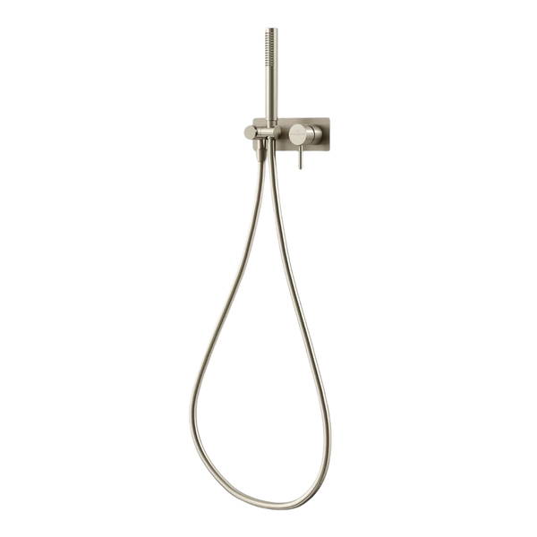 Villeroy & Boch Vita Wall Mounted Bath Shower Set Brushed Nickel