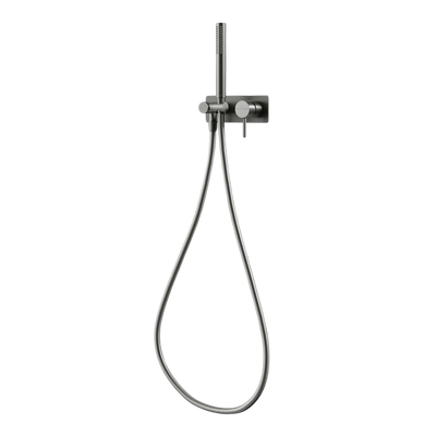 Villeroy & Boch Vita Wall Mounted Bath Shower Set Gunmetal