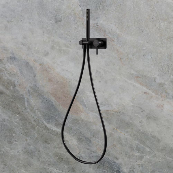 Villeroy & Boch Vita Wall Mounted Bath Shower Set Matte Black