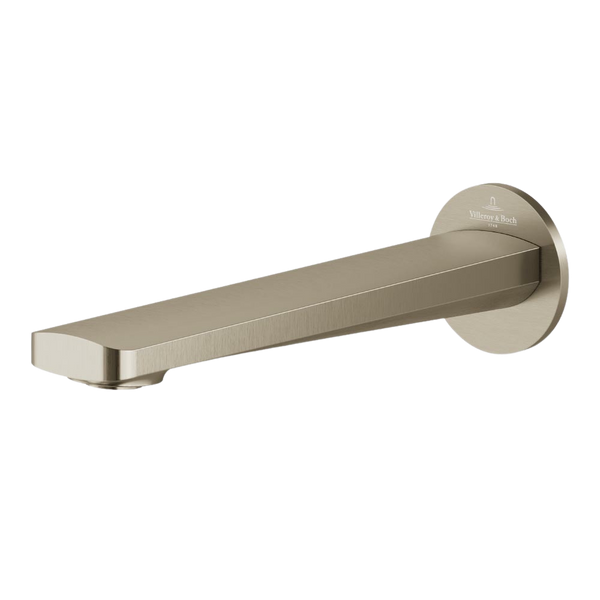 Villeroy & Boch O.Novo Style Bath Spout Brushed Nickel Lead Free