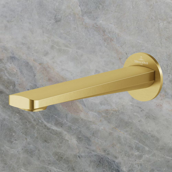 Villeroy & Boch O.Novo Style Bath Spout Brushed Gold Lead Free
