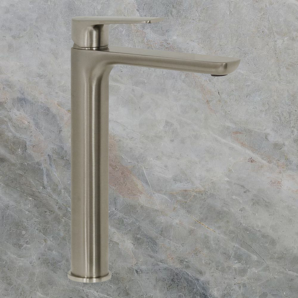 Villeroy & Boch O.Novo Style Vessel Basin Mixer Brushed Nickel Lead Free
