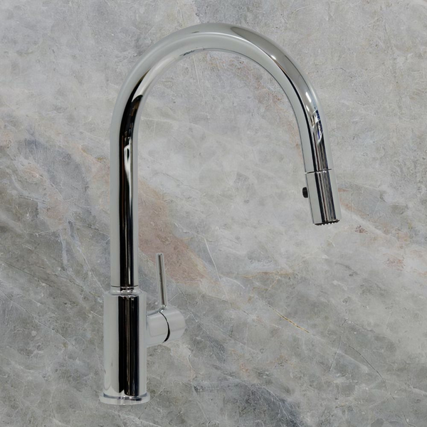 Villeroy & Boch Vita Kitchen Mixer Pull Out Spray Chrome Lead Free