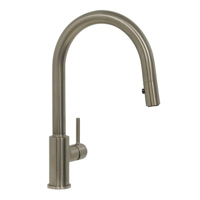 Villeroy & Boch Vita Kitchen Mixer Pull Out Spray Brushed Nickel Lead Free
