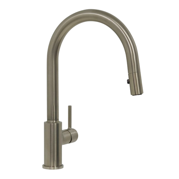 Villeroy & Boch Vita Kitchen Mixer Pull Out Spray Brushed Nickel Lead Free