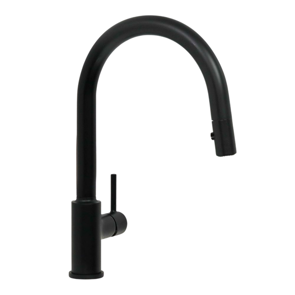 Villeroy & Boch Vita Kitchen Mixer Pull Out Spray Matte Black Lead Free