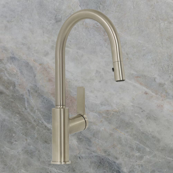 Villeroy & Boch Architectura Kitchen Mixer Pull Out Spray Brushed Nickel Lead Free