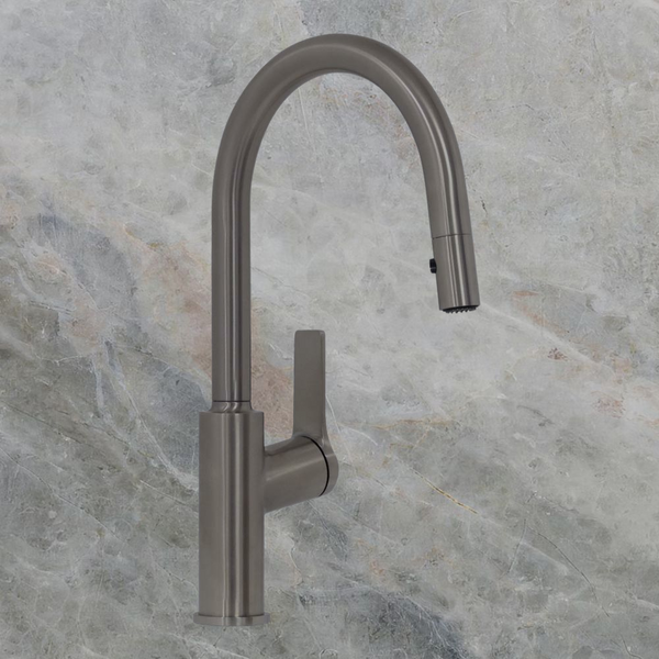 Villeroy & Boch Architectura Kitchen Mixer Pull Out Spray Gunmetal Lead Free