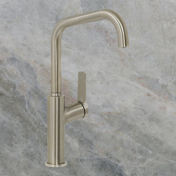 Villeroy & Boch Architectura Square Kitchen Mixer Brushed Nickel Lead Free
