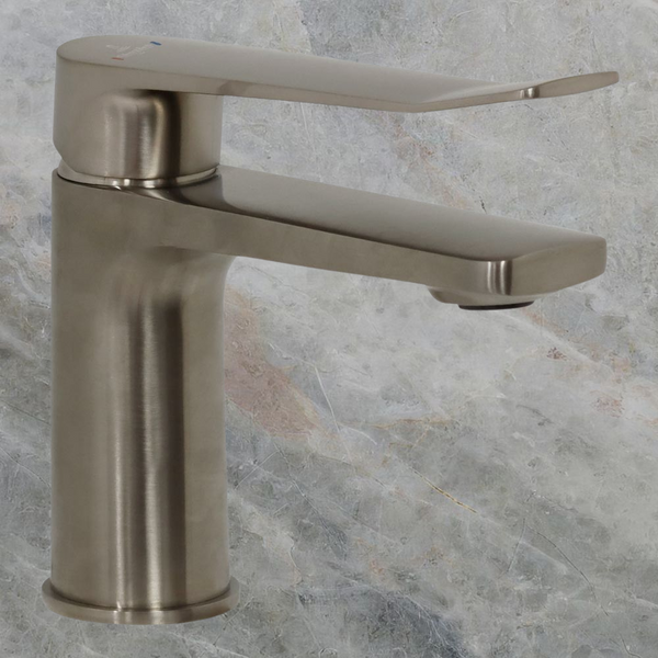 Villeroy & Boch O.Novo Style ViCare Basin Mixer Brushed Nickel Lead Free