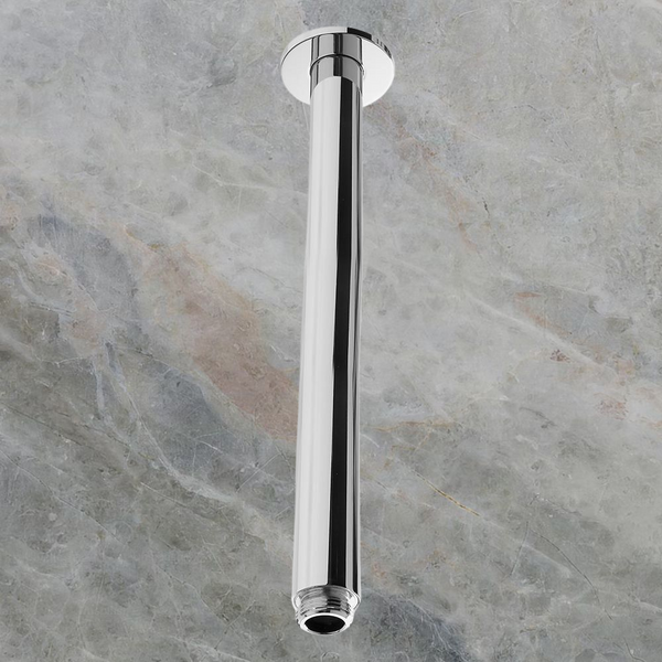 Argent Universal Ceiling Dropper 450mm Chrome