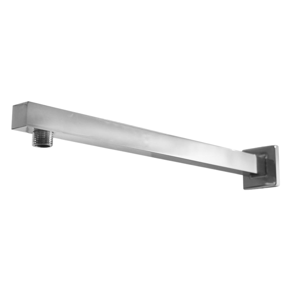 Argent Straight Square Wall Mounted Shower Arm Chrome