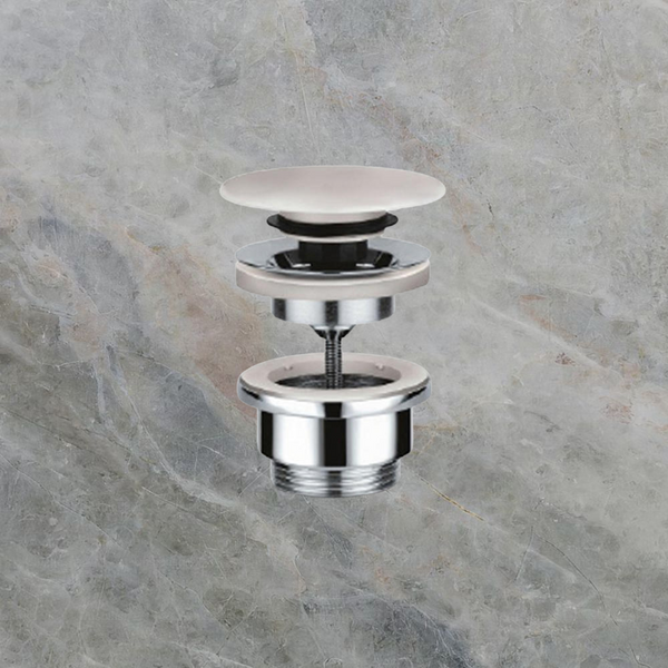 Argent Waste Adapter 40mm Insert 32mm Outlet Chrome