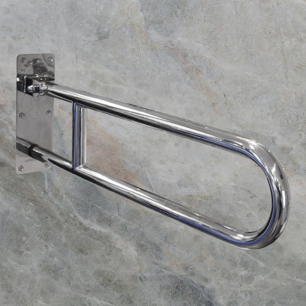 Argent Advantage Care 32mm Folding WC Grab Bar Stainless Steel