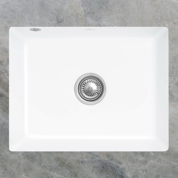 Villeroy & Boch Subway 60 545mm Rectangular Under Counter Sink with Overflow Alpine White