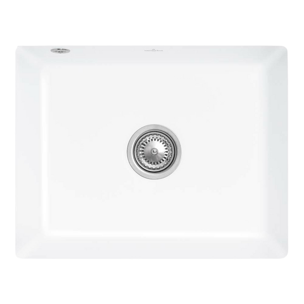 Villeroy & Boch Subway 60 545mm Rectangular Under Counter Sink with Overflow Alpine White