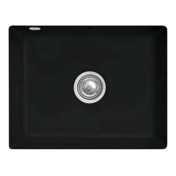 Villeroy & Boch Subway 60 545mm Rectangular Under Counter Sink with Overflow Pure Black