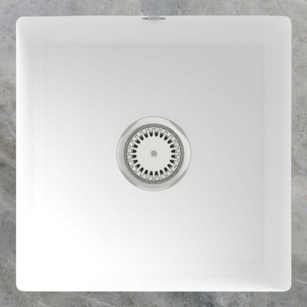 Villeroy & Boch Subway 50 440mm Square Under Counter Sink with Overflow Alpine White