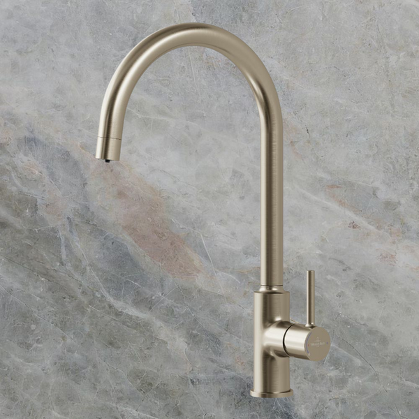 Villeroy & Boch Vita Pure Filtered Water Kitchen Mixer Brushed Nickel