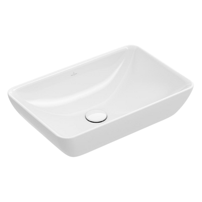 Villeroy & Boch Venticello 550mm Rectangular Vessel Basin with Overflow Alpine White