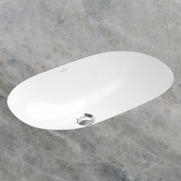 Villeroy & Boch O.Novo 530mm Oval Under Counter Basin with Overflow Alpine White