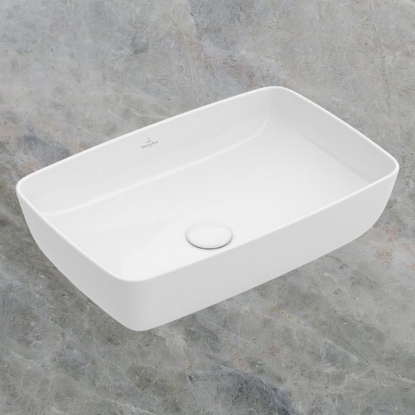 Villeroy & Boch Artis 580mm Rectangular Vessel Basin Alpine White