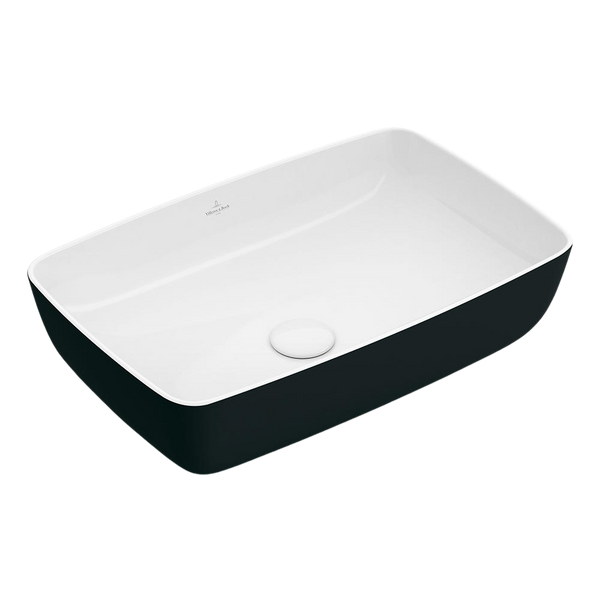 Villeroy & Boch Artis 580mm Rectangular Vessel Basin Coal Black