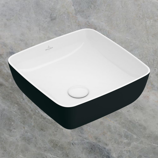 Villeroy & Boch Artis 410mm Square Vessel Basin Coal Black