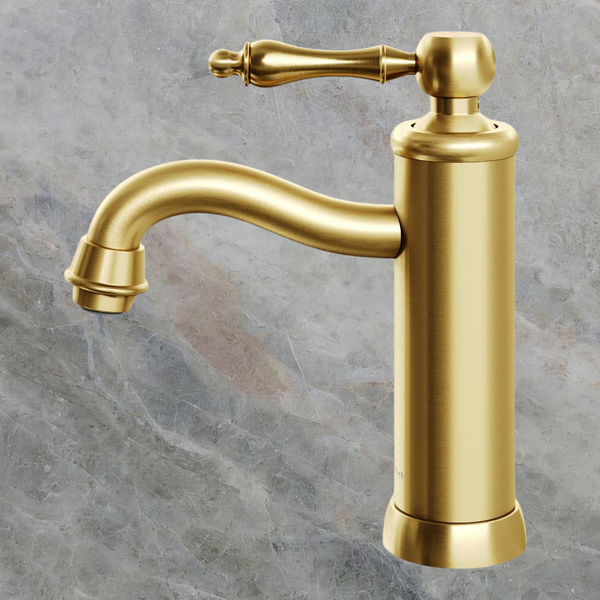 Villeroy & Boch Avia 2.0 Basin Mixer Brushed Gold Lead Free