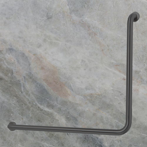 Argent Advantage 450x450mm 90 degree Grab Rail Matte Black