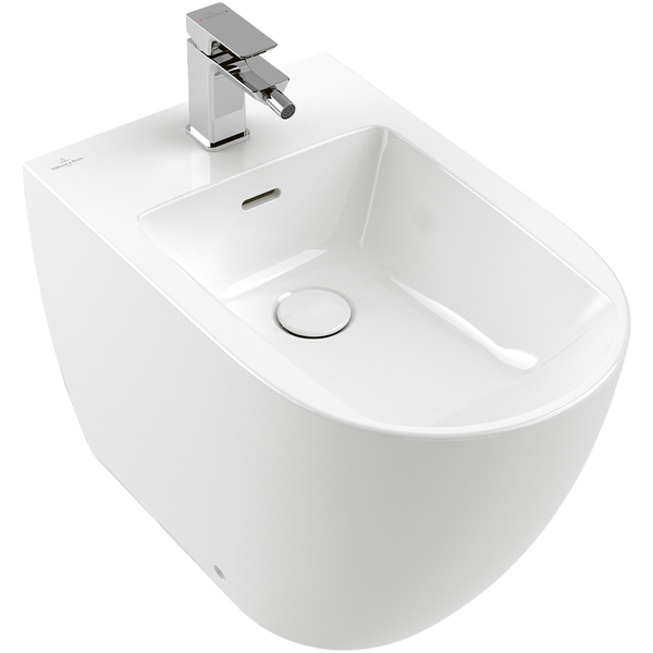 Villeroy & Boch Subway 3.0 Wall Faced Bidet 1 Tap Hole Alpine White